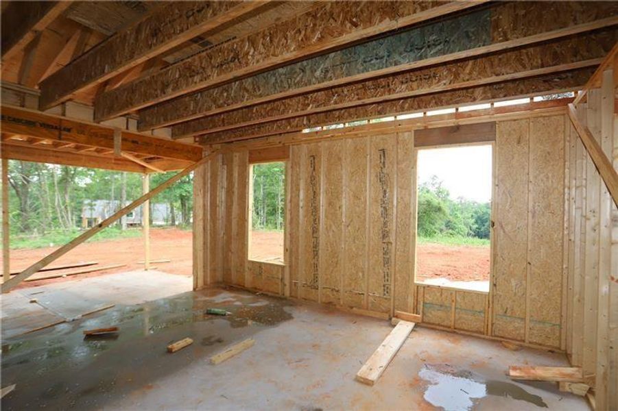 In-progress construction of a new home in , Carrollton, GA (Image 46).