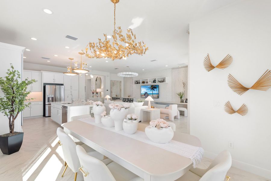 Representative furnished interior of a home built from the Annabelle by GL Homes in Valencia Ridge (55+), Wesley Chapel (Image 9).