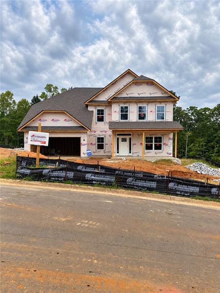 In-progress construction of a new home in Mirror Lake at South Harbour, Villa Rica, GA (Image 17). In-progress construction of a new home in Mirror Lake at South Harbour, Villa Rica, GA (Image 17).