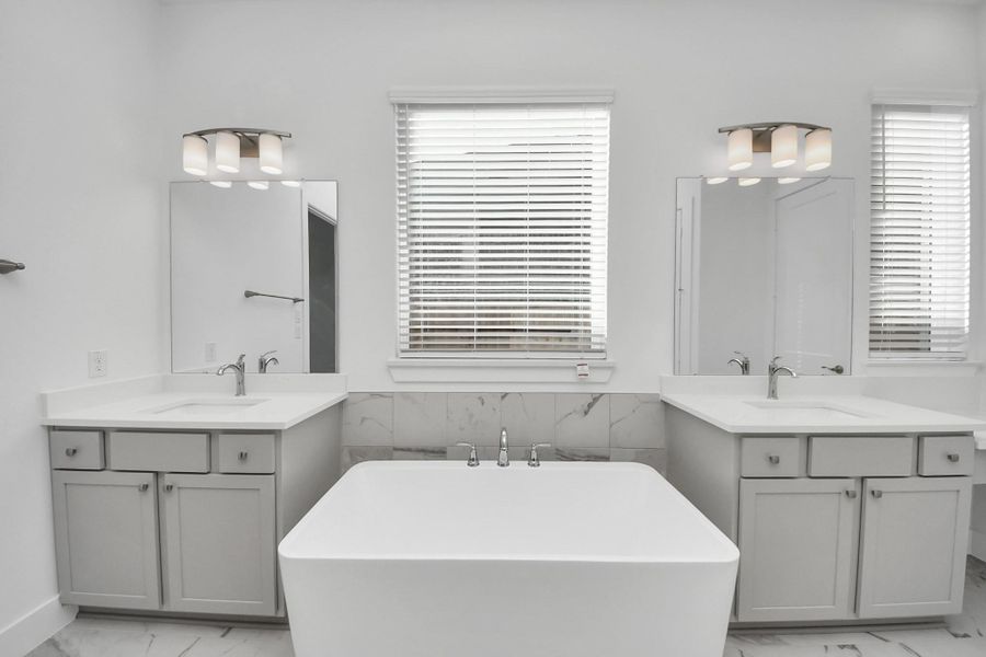 Furnished interior view inside a new home in Meridiana, Manvel (Image 15).