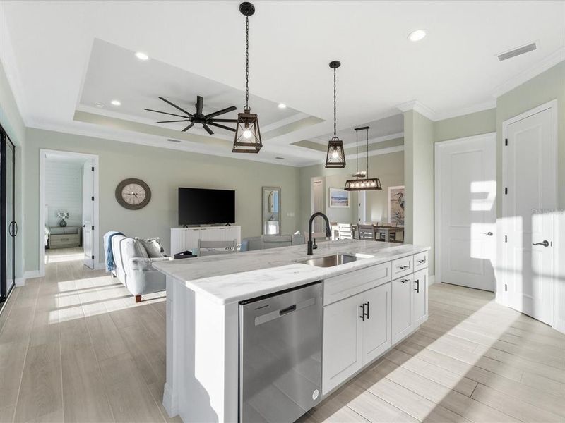 Furnished interior view inside a new home in , Rotonda West (Image 18).