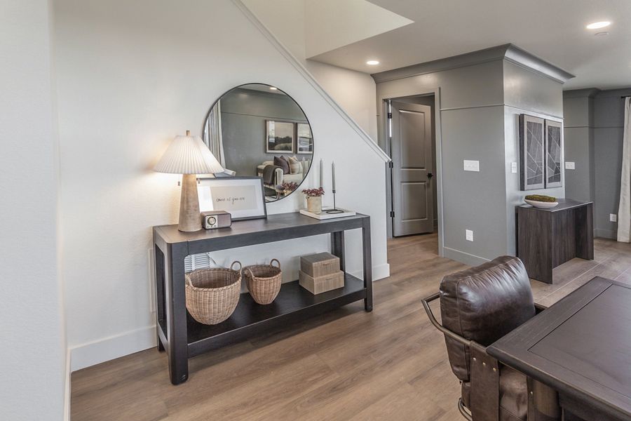 Representative furnished interior of a home built from the Marigold by Hartford Homes in Prairie Song, Windsor (Image 20).