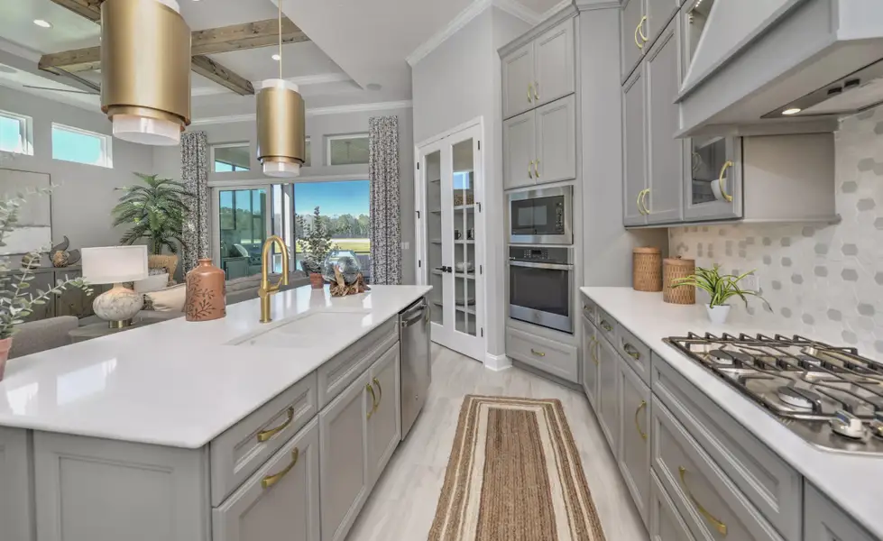 Furnished interior view inside a new home in SilverLeaf, St. Augustine (Image 14). Furnished interior view inside a new home in SilverLeaf, St. Augustine (Image 14).