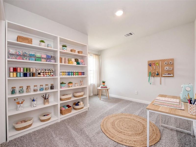 Furnished interior view inside a new home in Windmill Estates, Magnolia (Image 28).