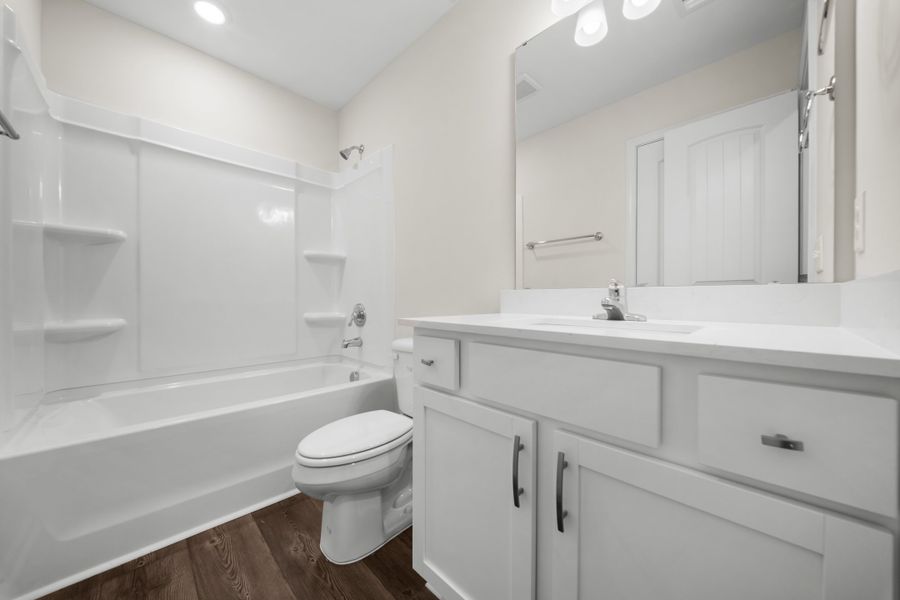 Furnished interior view inside a new home in Belair East, Statesboro (Image 12).