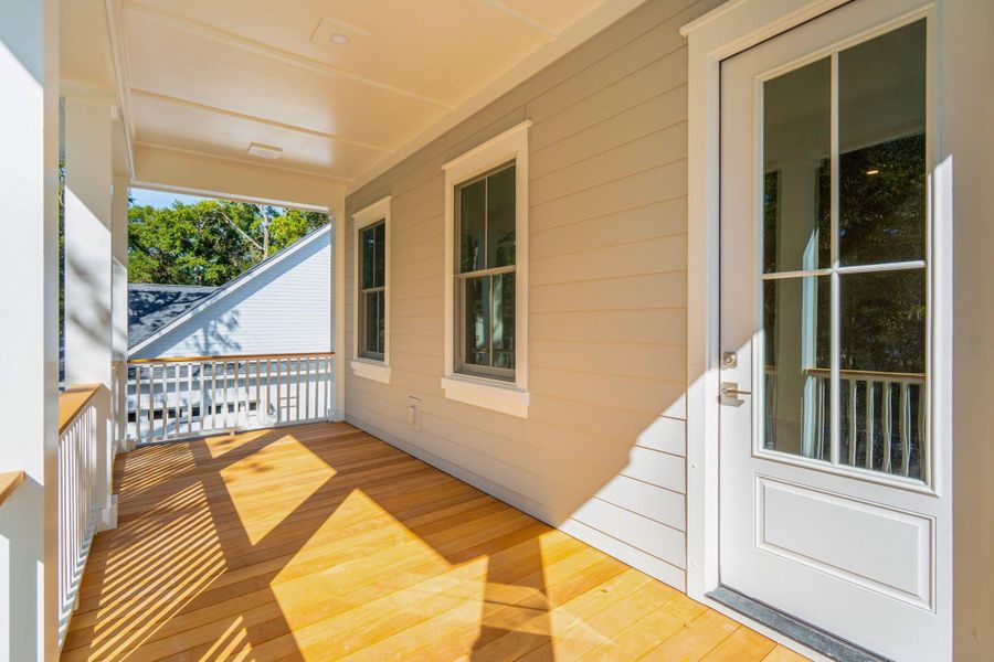 Exterior details and patio area of a home in , Johns Island (Image 43).