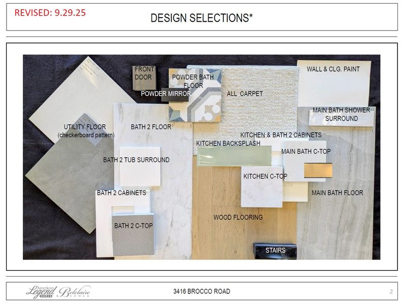 Representative photo of design selections for 3416 Brocco Road Representative photo of design selections for 3416 Brocco Road