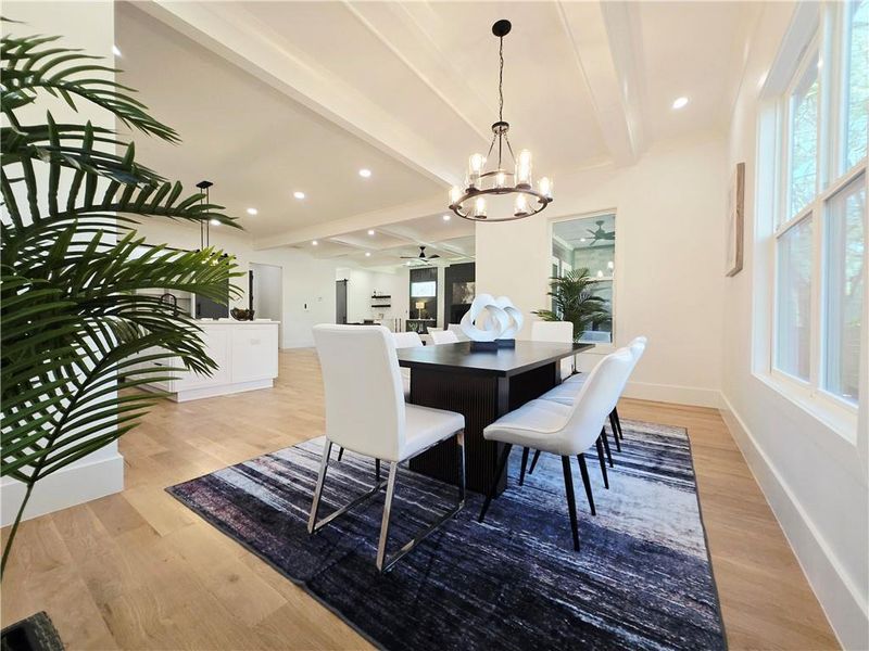 Furnished interior view inside a new home in , Atlanta (Image 43). Furnished interior view inside a new home in , Atlanta (Image 43).