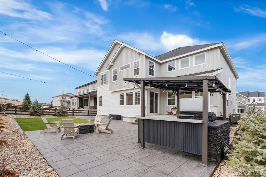 Exterior details and patio area of a home in Macanta Destination Collection, Castle Rock (Image 23). Exterior details and patio area of a home in Macanta Destination Collection, Castle Rock (Image 23).