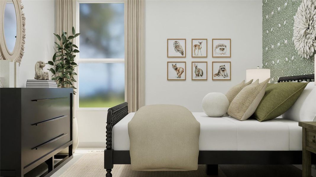 Furnished interior view inside a new home in The Ridge at Knob Creek, Temple (Image 17).