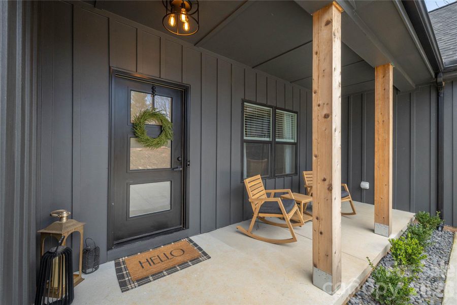Exterior details and patio area of a home in , Lenoir (Image 3).