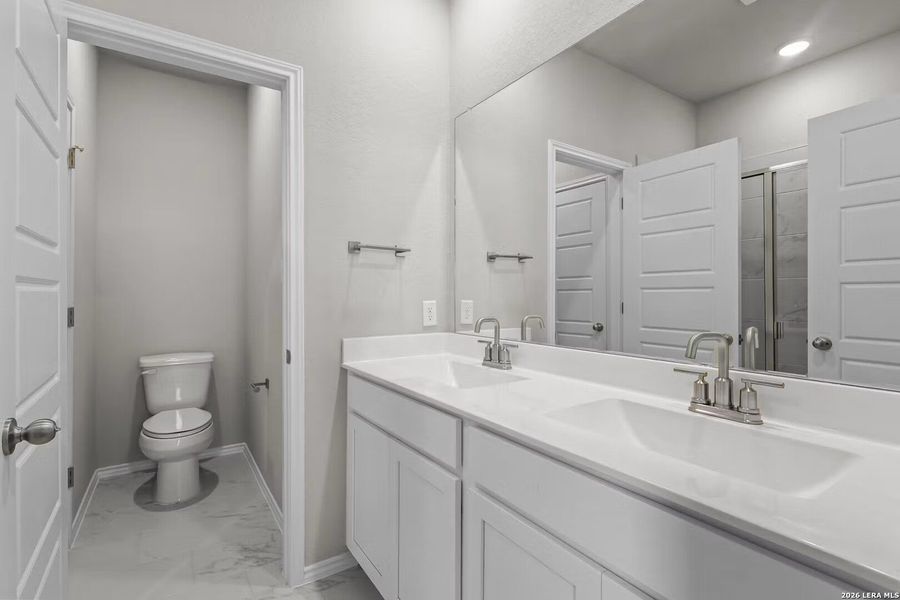 Furnished interior view inside a new home in Morgan Meadows, San Antonio (Image 6).