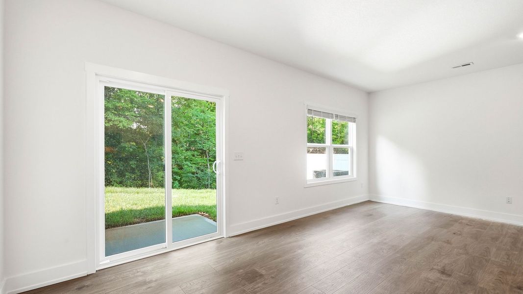 Spacious, unfurnished interior of a new home in Macon Townhomes, Seymour (Image 15). Spacious, unfurnished interior of a new home in Macon Townhomes, Seymour (Image 15).