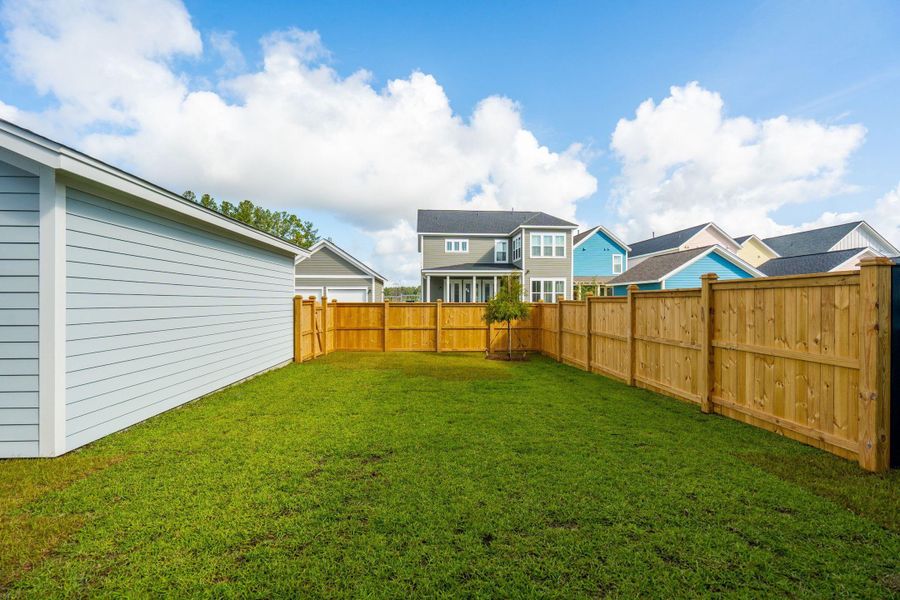 Exterior details and patio area of a home in Nexton, Summerville (Image 17). Exterior details and patio area of a home in Nexton, Summerville (Image 17).