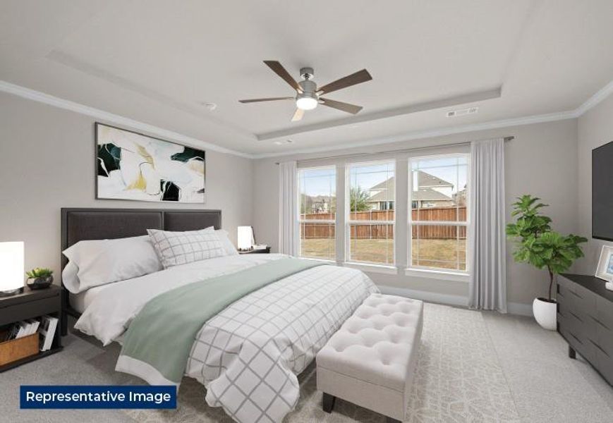 Furnished interior view inside a new home in Collinsbrook Farm, Frisco (Image 6). Furnished interior view inside a new home in Collinsbrook Farm, Frisco (Image 6).