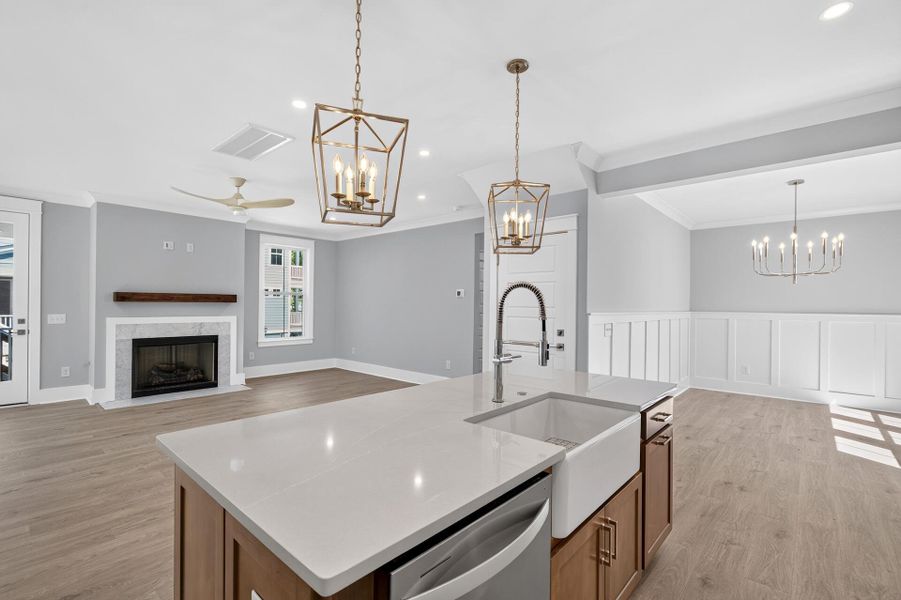 Furnished interior view inside a new home in Waterloo Estates, Johns Island (Image 9).