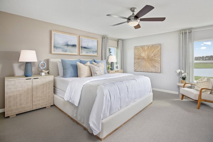Representative furnished interior of a home built from the 1989 Modeled by KB Home in The Preserve at Legends Pointe II, Hudson (Image 6).