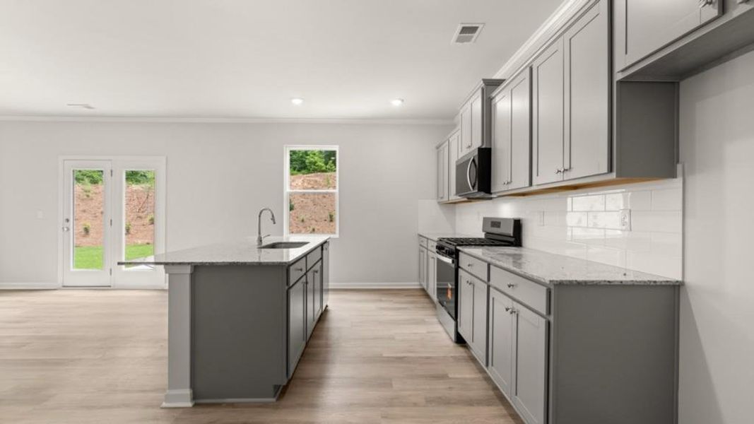 Furnished interior view inside a new home in Fairhaven, Lithia Springs (Image 7).
