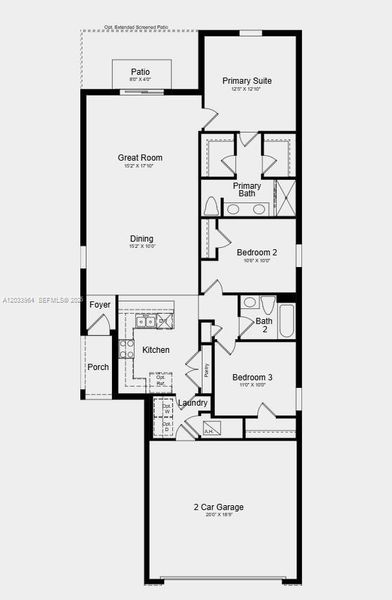 Floor Plan - Additional Highlights Include: laundry appliance package, GE refrigerator, and window blinds throughout the whole house Floor Plan - Additional Highlights Include: laundry appliance package, GE refrigerator, and window blinds throughout the whole house