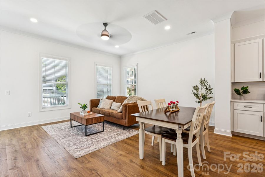 Versatile open concept space