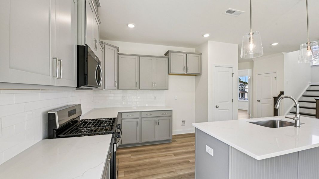Furnished interior view inside a new home in The Farm at Neill's Creek, Lillington (Image 12).
