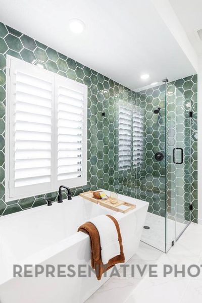 Furnished interior view inside a new home in Santa Rita Ranch: 40-45ft. lots, Liberty Hill (Image 20).