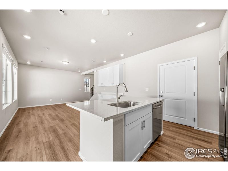 Furnished interior view inside a new home in Thompson River Ranch, Johnstown (Image 7).