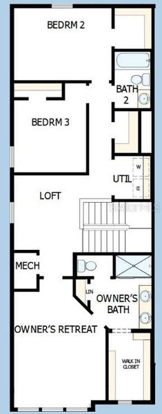 2D floor plan layout of this home in , Apollo Beach, FL (Image 2). 2D floor plan layout of this home in , Apollo Beach, FL (Image 2).