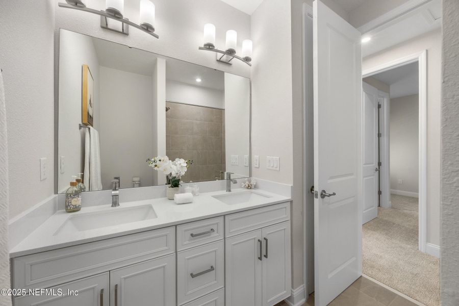 Furnished interior view inside a new home in , Jacksonville (Image 12).