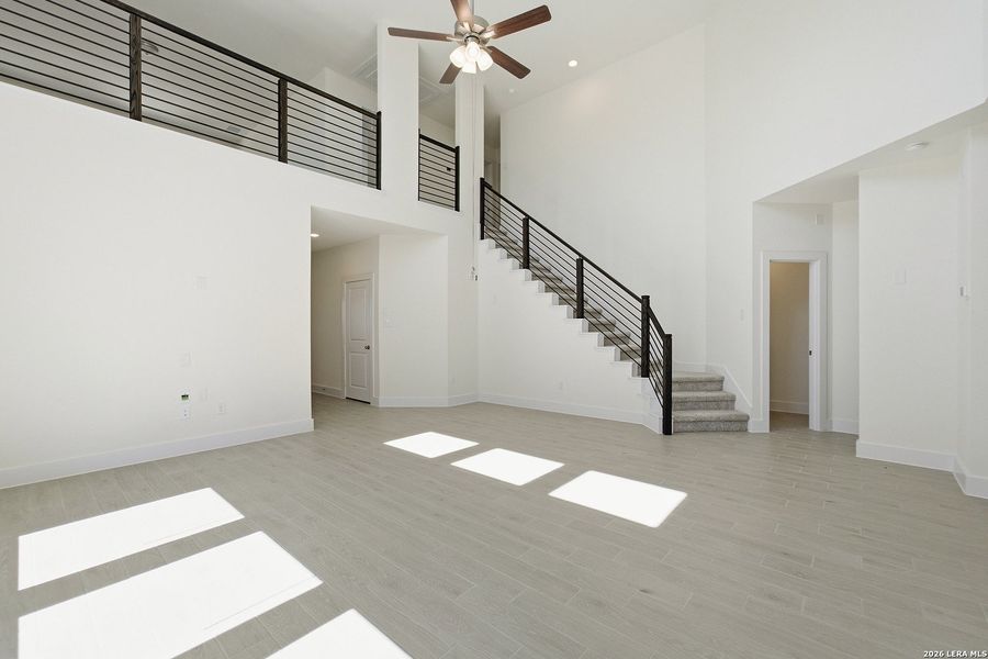 Spacious, unfurnished interior of a new home in Red Hawk Landing, San Antonio (Image 22). Spacious, unfurnished interior of a new home in Red Hawk Landing, San Antonio (Image 22).