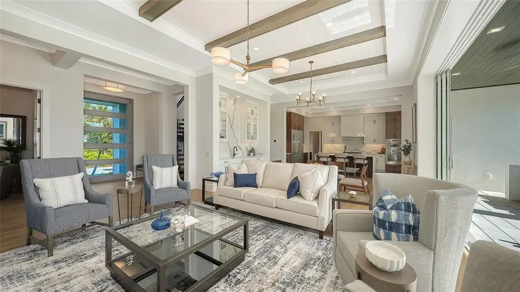 Furnished interior view inside a new home in , Sarasota (Image 5).