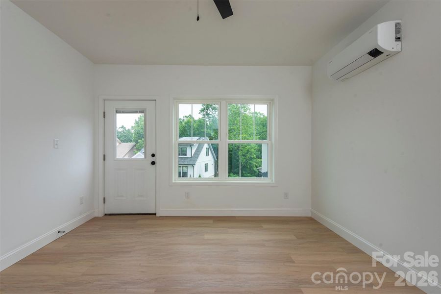 Bonus room with access to outside. Office? Studio? Guest room?