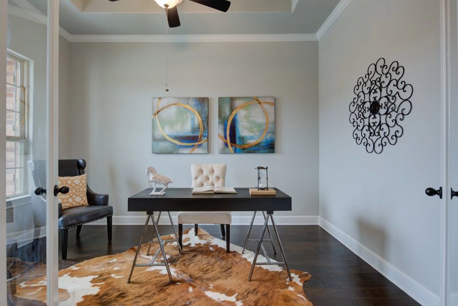 Representative furnished interior of a home built from the Carmen by Ashton Woods in Megan's Landing 70's, Castroville (Image 13).