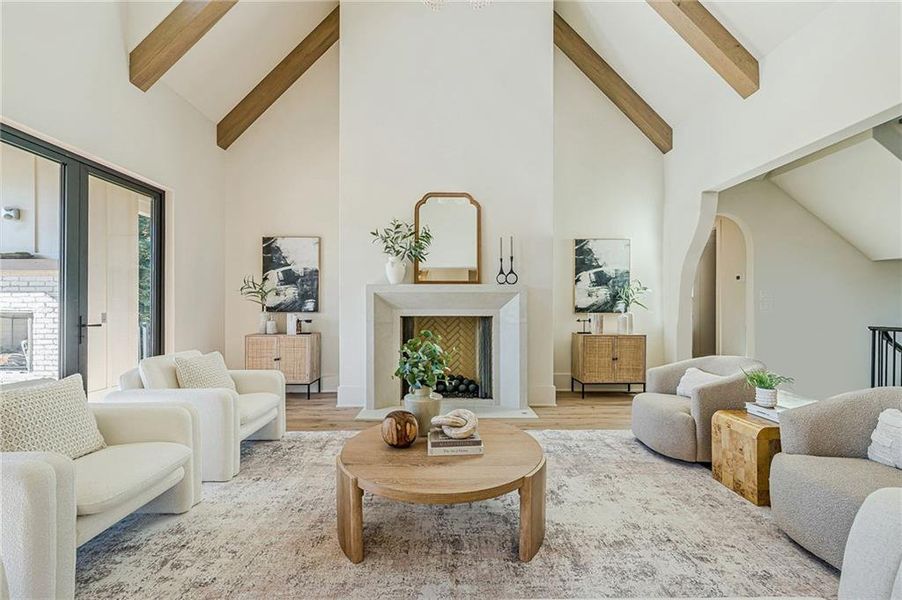 Furnished interior view inside a new home in , Canton (Image 44).