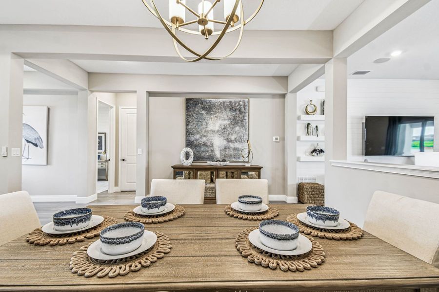 Furnished interior view inside a new home in River Preserve Estates, Parrish (Image 84).