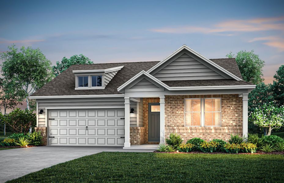 Representative exterior photo of a completed home built from the Heston by Pulte Homes in Harrington, Greenville, SC (Image 23).