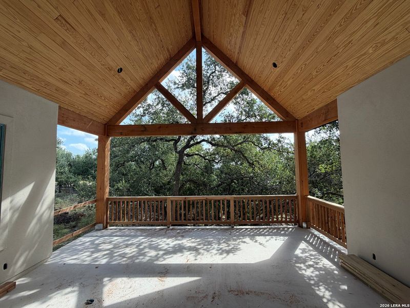 In-progress construction of a new home in , Canyon Lake, TX (Image 8).