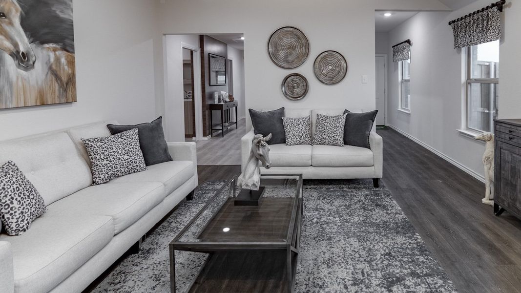 Furnished interior view inside a new home in Wildcat Ranch, Crandall (Image 21).