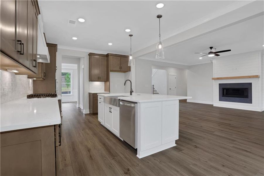 Furnished interior view inside a new home in Arbor West, Dawsonville (Image 19).