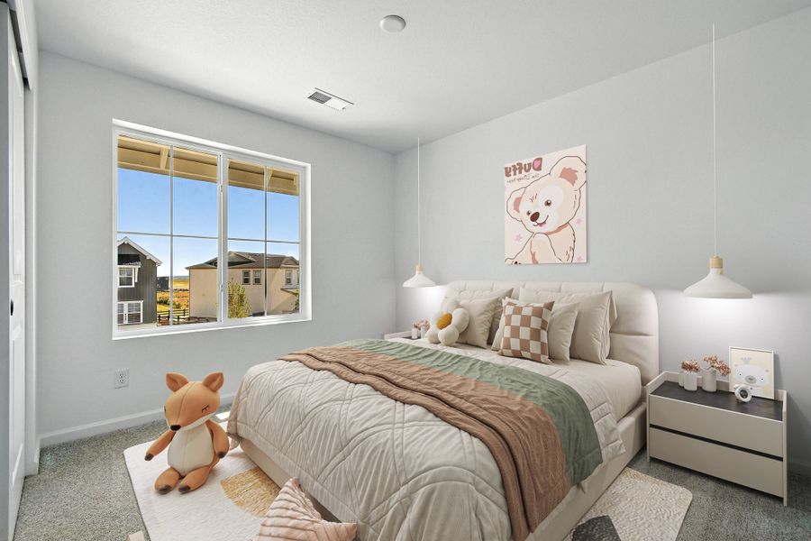 Representative furnished interior of a home built from the Palisade by Taylor Morrison in Macanta City Collection, Castle Rock (Image 14).
