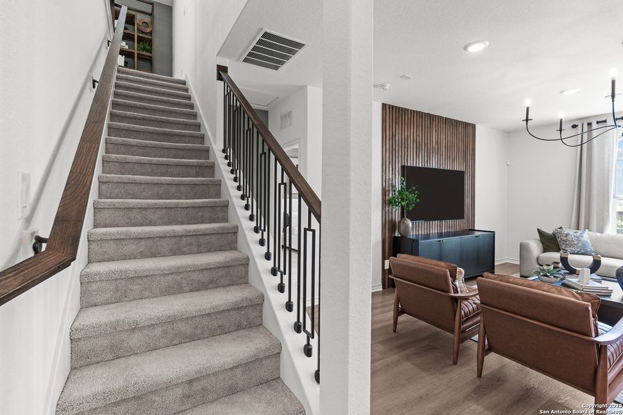 Furnished interior view inside a new home in Dove Song, Marion (Image 7).
