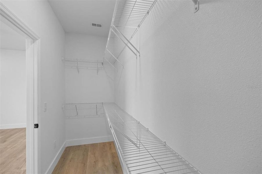 Large walk in closet