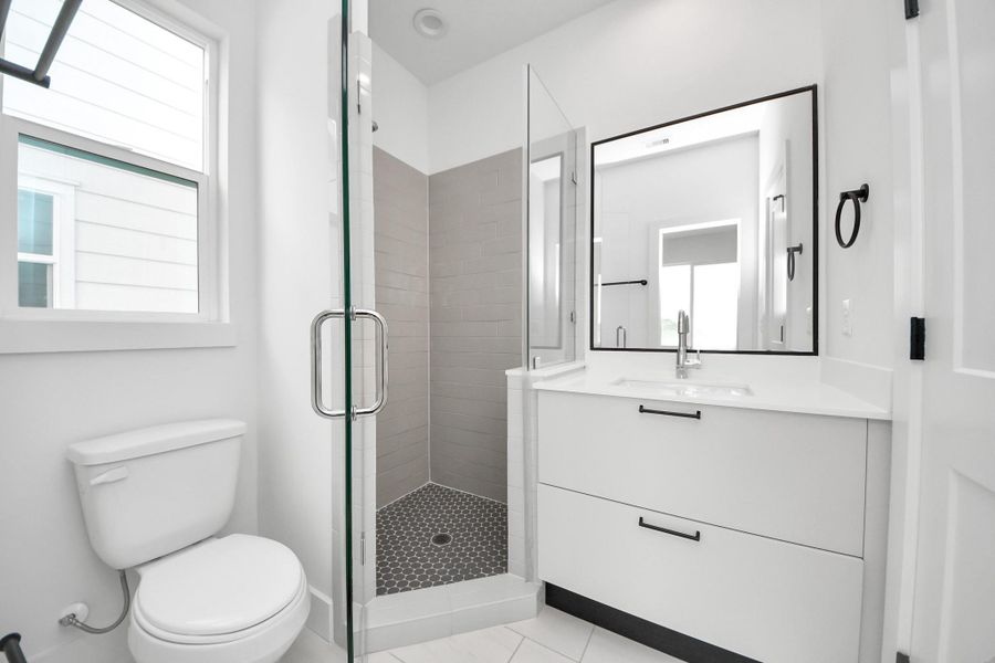 Furnished interior view inside a new home in Yale Terrace, Houston (Image 28).