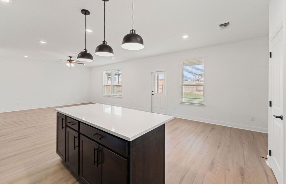 Furnished interior view inside a new home in Patterson Ranch, Georgetown (Image 8).
