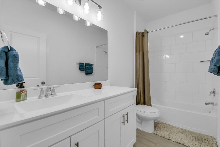 Furnished interior view inside a new home in Mavera, Conroe (Image 16).