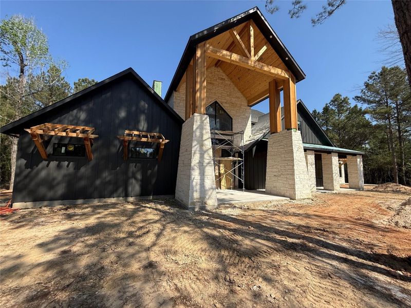 In-progress construction of a new home in , Montgomery, TX (Image 5).