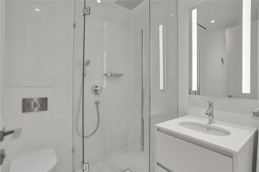 Furnished interior view inside a new home in Aston Martin Residences, Miami (Image 4).