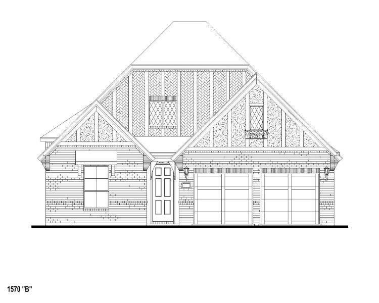 Plan 1570 Elevation B