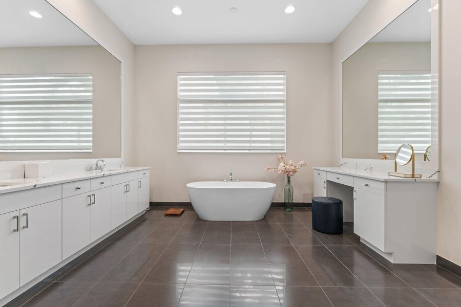 Furnished interior view inside a new home in Coral Isles at Avenir, Palm Beach Gardens (Image 27).