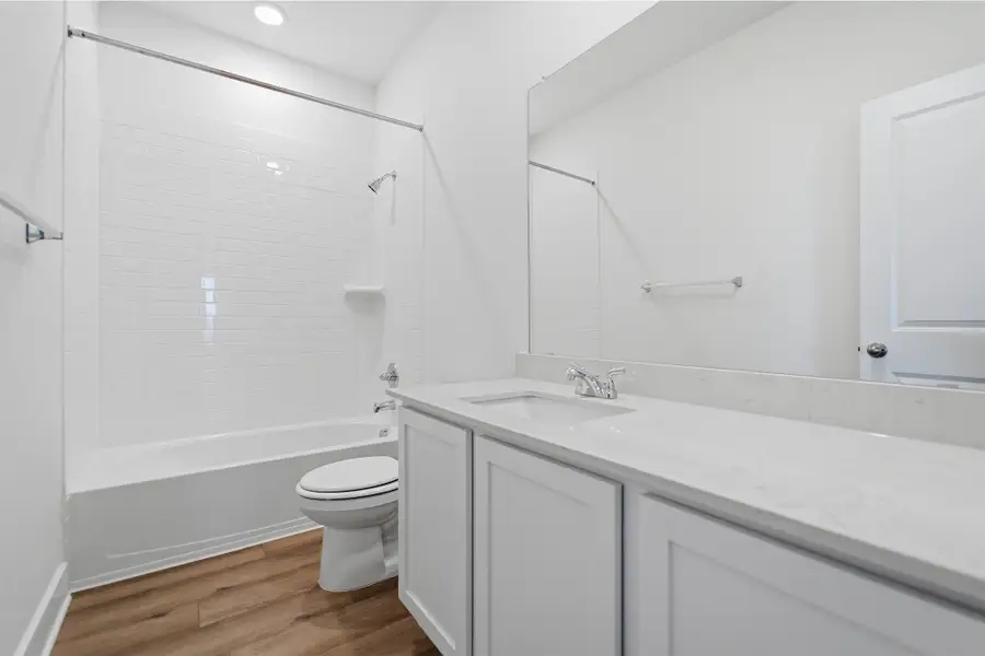 Representative furnished interior of a home built from the Hazel by CastleRock Communities in Katzer Ranch, Converse (Image 10).